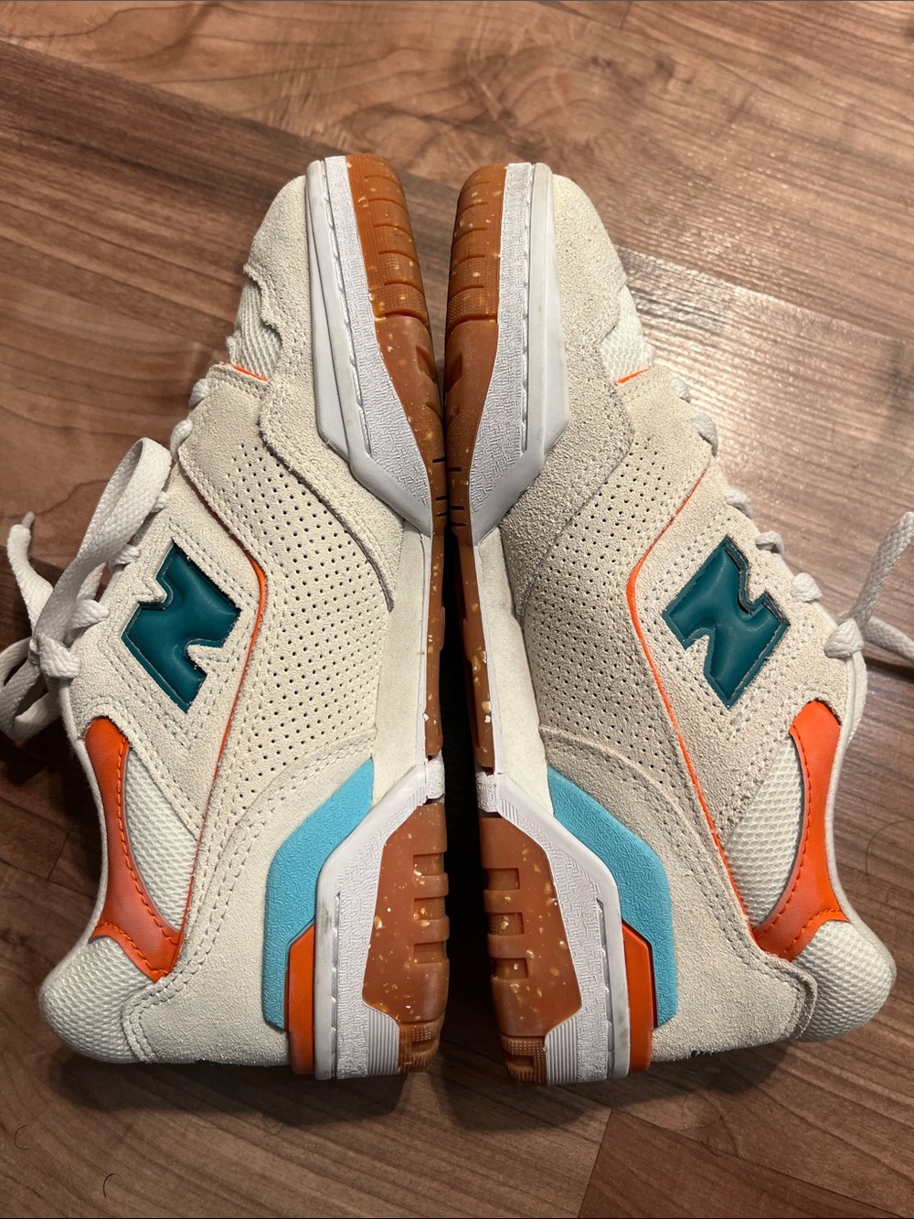 New Balance 550 Sea Salt Verdigris Women’s size 7.5 Just tried on - Picture 4 of 9